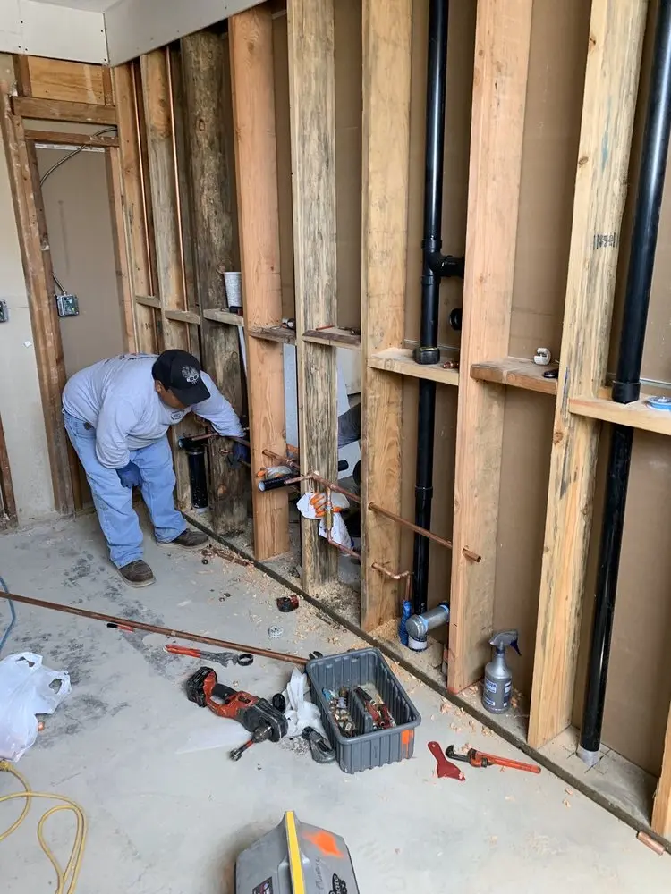 Commercial rough-in plumbing for Trenchless Sewer Repair in Lee Manor